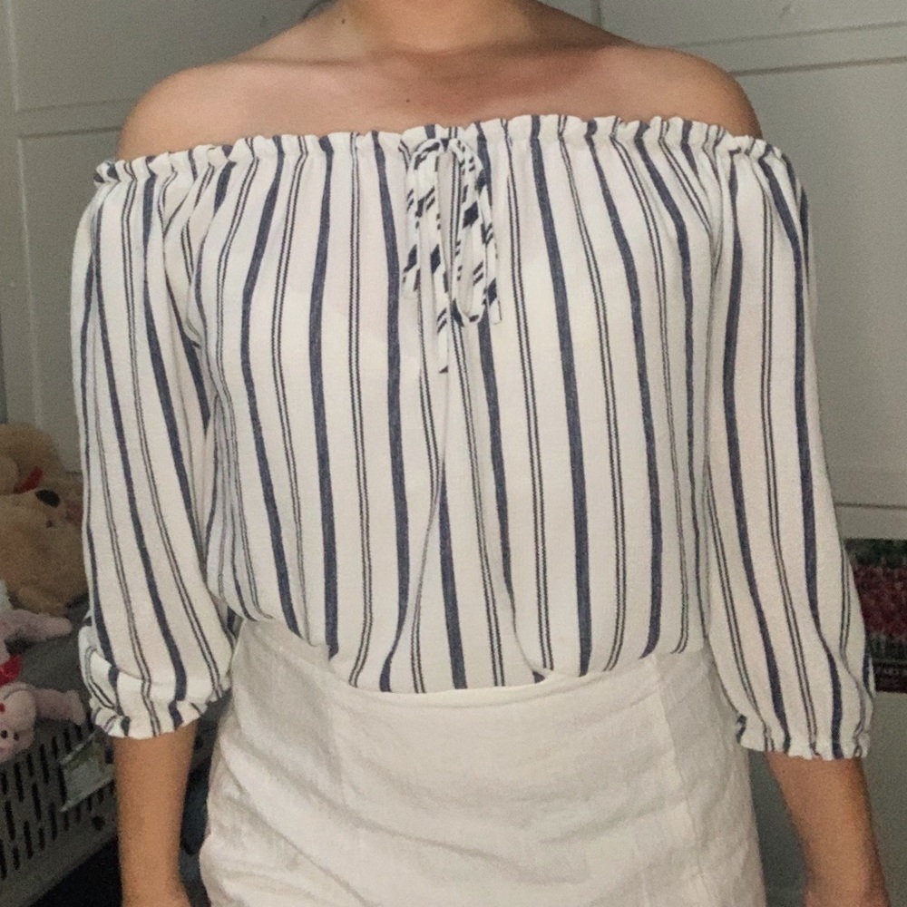 Off the shoulder blouse